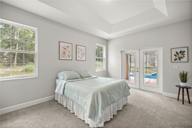 Brand new and move-in ready, this 4-bedroom, 3-bathroom pool on Pine Ridge Community Golf and Country Club in Florida - for sale on GolfHomes.com, golf home, golf lot