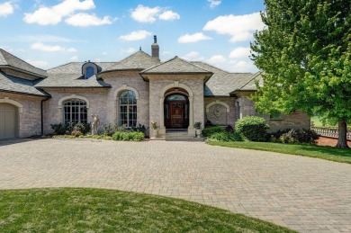 Stunning custom estate on the 1st hole fairway of the on Highland Springs Country Club in Missouri - for sale on GolfHomes.com, golf home, golf lot