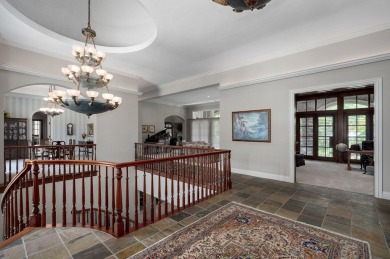Stunning custom estate on the 1st hole fairway of the on Highland Springs Country Club in Missouri - for sale on GolfHomes.com, golf home, golf lot
