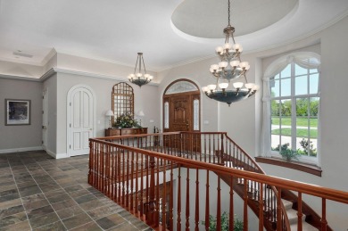 Stunning custom estate on the 1st hole fairway of the on Highland Springs Country Club in Missouri - for sale on GolfHomes.com, golf home, golf lot