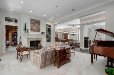 Stunning custom estate on the 1st hole fairway of the on Highland Springs Country Club in Missouri - for sale on GolfHomes.com, golf home, golf lot