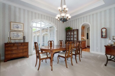 Stunning custom estate on the 1st hole fairway of the on Highland Springs Country Club in Missouri - for sale on GolfHomes.com, golf home, golf lot