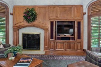 Stunning custom estate on the 1st hole fairway of the on Highland Springs Country Club in Missouri - for sale on GolfHomes.com, golf home, golf lot