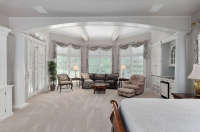 Stunning custom estate on the 1st hole fairway of the on Highland Springs Country Club in Missouri - for sale on GolfHomes.com, golf home, golf lot