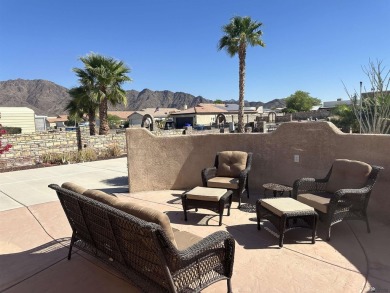 Incredible Mountain views off the front courtyard of this on Foothills Executive Golf Course in Arizona - for sale on GolfHomes.com, golf home, golf lot