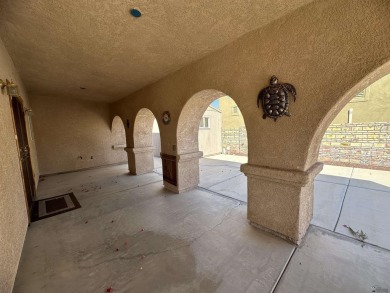 Incredible Mountain views off the front courtyard of this on Foothills Executive Golf Course in Arizona - for sale on GolfHomes.com, golf home, golf lot