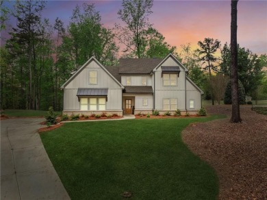 Custom Built in 2021, Master on Main, Level Wooded Backyard on on Royal Lakes Golf and Country Club in Georgia - for sale on GolfHomes.com, golf home, golf lot