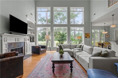 Classic Lowcountry home, situated on over 1 acre is set back 300 on Callawassie Island Club in South Carolina - for sale on GolfHomes.com, golf home, golf lot