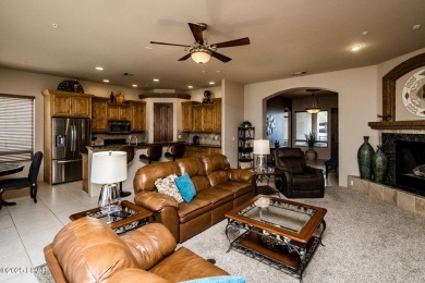 Take a look at this stunning RV garage home located in a private on London Bridge Golf Course in Arizona - for sale on GolfHomes.com, golf home, golf lot