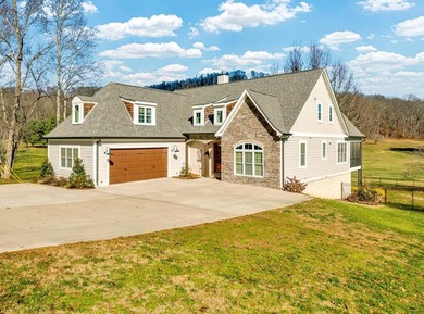 Discover refined living in this custom-built home overlooking on Hidden Valley Golf and Country Club in Tennessee - for sale on GolfHomes.com, golf home, golf lot