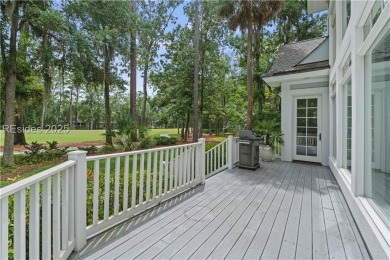 Classic Lowcountry home, situated on over 1 acre is set back 300 on Callawassie Island Club in South Carolina - for sale on GolfHomes.com, golf home, golf lot