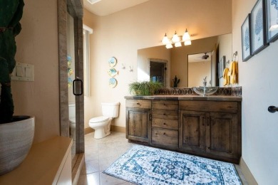 Welcome to this stunning single-level home in the gated Entrada on Entrada at Snow Canyon in Utah - for sale on GolfHomes.com, golf home, golf lot