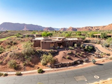 Welcome to this stunning single-level home in the gated Entrada on Entrada at Snow Canyon in Utah - for sale on GolfHomes.com, golf home, golf lot