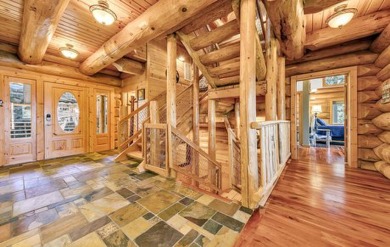 One of a kind, hand, crafted log home with extraordinary views on Lake Almanor Country Club in California - for sale on GolfHomes.com, golf home, golf lot