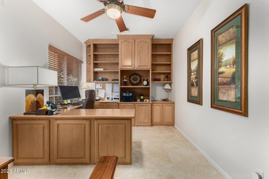 Highly upgraded and exceptionally spacious Marbella model tucked on Tuscany Falls At Pebble Creek in Arizona - for sale on GolfHomes.com, golf home, golf lot
