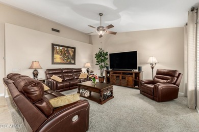 Highly upgraded and exceptionally spacious Marbella model tucked on Tuscany Falls At Pebble Creek in Arizona - for sale on GolfHomes.com, golf home, golf lot