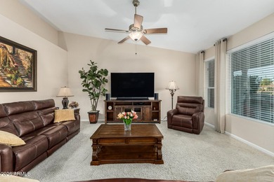 Highly upgraded and exceptionally spacious Marbella model tucked on Tuscany Falls At Pebble Creek in Arizona - for sale on GolfHomes.com, golf home, golf lot