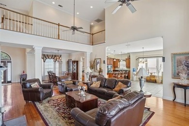 Showstopping custom home in sought-after Mariners Cove of Oak on Oak Harbor Golf Club in Louisiana - for sale on GolfHomes.com, golf home, golf lot