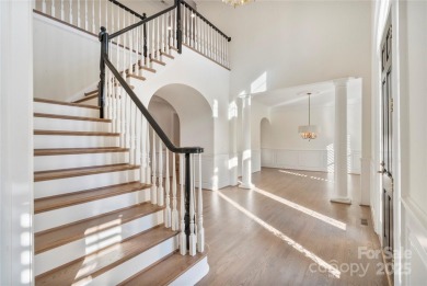 Stunning Jas am group built lakefront home in the exclusive on Carmel Country Club in North Carolina - for sale on GolfHomes.com, golf home, golf lot