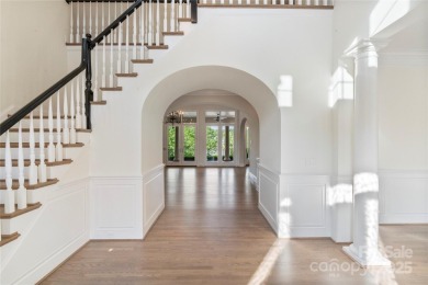 Stunning Jas am group built lakefront home in the exclusive on Carmel Country Club in North Carolina - for sale on GolfHomes.com, golf home, golf lot