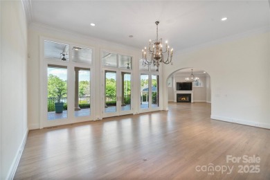 Stunning Jas am group built lakefront home in the exclusive on Carmel Country Club in North Carolina - for sale on GolfHomes.com, golf home, golf lot