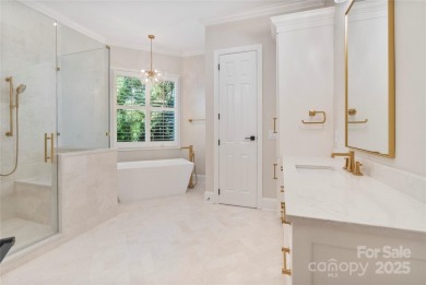 Stunning Jas am group built lakefront home in the exclusive on Carmel Country Club in North Carolina - for sale on GolfHomes.com, golf home, golf lot