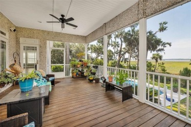 THIS FANTASTIC HOME HAS SPECTACULAR RIVER AND MARSH VIEWS!!! It on Oak Grove Island Golf and Country Club in Georgia - for sale on GolfHomes.com, golf home, golf lot