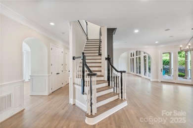 Stunning Jas am group built lakefront home in the exclusive on Carmel Country Club in North Carolina - for sale on GolfHomes.com, golf home, golf lot