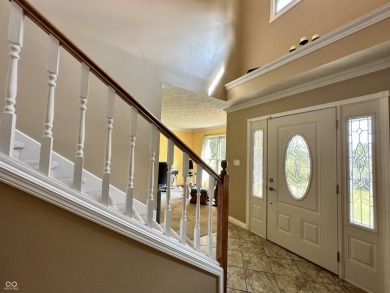 Welcome to this beautiful two-story home with 3 bedrooms and 2.5 on Foxcliff Golf Club in Indiana - for sale on GolfHomes.com, golf home, golf lot