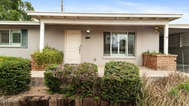 Fully upgraded and turnkey, this 2 bed, 1 bath corner unit is a on Mesa Country Club in Arizona - for sale on GolfHomes.com, golf home, golf lot
