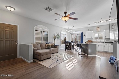 Move-in ready and beautifully updated! This end-unit townhome in on Augusta Ranch Golf Club in Arizona - for sale on GolfHomes.com, golf home, golf lot