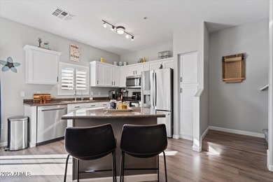 Move-in ready and beautifully updated! This end-unit townhome in on Augusta Ranch Golf Club in Arizona - for sale on GolfHomes.com, golf home, golf lot