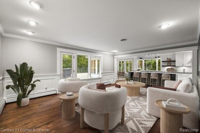 Tucked away on a wooded lot that directly backs up to McClumpha on Hilltop Golf Course in Michigan - for sale on GolfHomes.com, golf home, golf lot
