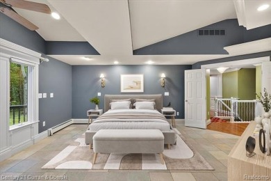 Tucked away on a wooded lot that directly backs up to McClumpha on Hilltop Golf Course in Michigan - for sale on GolfHomes.com, golf home, golf lot
