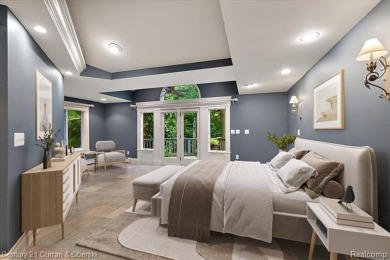 Tucked away on a wooded lot that directly backs up to McClumpha on Hilltop Golf Course in Michigan - for sale on GolfHomes.com, golf home, golf lot