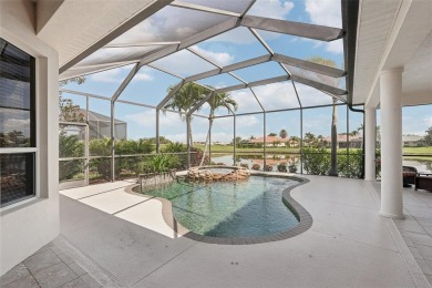 Immaculate Bonaire model with custom free form pool, amazing lot on Pelican Pointe Golf and Country Club in Florida - for sale on GolfHomes.com, golf home, golf lot