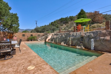 Welcome to this stunning Four Hills home with incredible city on The Canyon Club in New Mexico - for sale on GolfHomes.com, golf home, golf lot