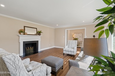 Elevated one-level living in this updated brick home on the golf on Wilson Country Club in North Carolina - for sale on GolfHomes.com, golf home, golf lot