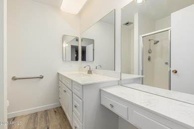 Fully updated Sun City home offering 3 bedrooms, 2 baths, and 1 on Sun City Lakes West and East in Arizona - for sale on GolfHomes.com, golf home, golf lot