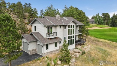 Welcome to this stunning mountain retreat nestled on the 17th on Fox Acres Country Club in Colorado - for sale on GolfHomes.com, golf home, golf lot