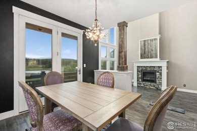 Welcome to this stunning mountain retreat nestled on the 17th on Fox Acres Country Club in Colorado - for sale on GolfHomes.com, golf home, golf lot