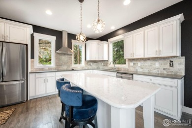 Welcome to this stunning mountain retreat nestled on the 17th on Fox Acres Country Club in Colorado - for sale on GolfHomes.com, golf home, golf lot