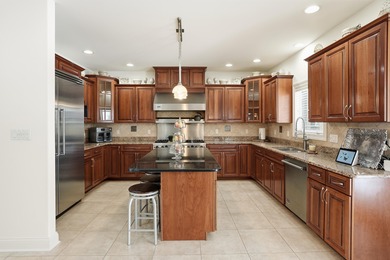 Welcome home to this exceptional 1.5-story residence nestled in on White Hawk Country Club in Indiana - for sale on GolfHomes.com, golf home, golf lot