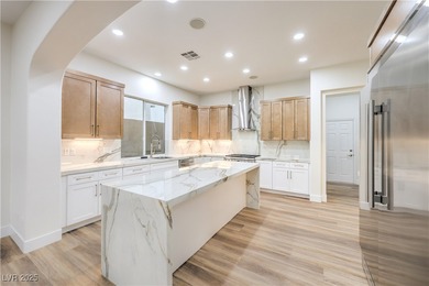 Located within Red Rock Country Club, this exquisite 4-bedroom on Red Rock Country Club in Nevada - for sale on GolfHomes.com, golf home, golf lot