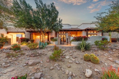 Welcome to this impeccably maintained southwest inspired custom on Superstition Mountain Club - Prospector in Arizona - for sale on GolfHomes.com, golf home, golf lot