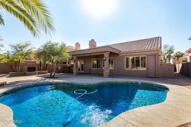 This immaculate 4 bed/2 bath SINGLE level home sits on private on Club West Golf Club in Arizona - for sale on GolfHomes.com, golf home, golf lot