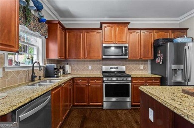 Stunning 4BR/2.5BA Bentwater Home with Exceptional Entertaining on Bentwater Golf Club in Georgia - for sale on GolfHomes.com, golf home, golf lot