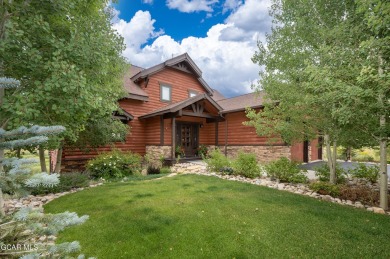 This custom home sits off the 10th green with views of the back on Grand Elk Ranch and Club in Colorado - for sale on GolfHomes.com, golf home, golf lot