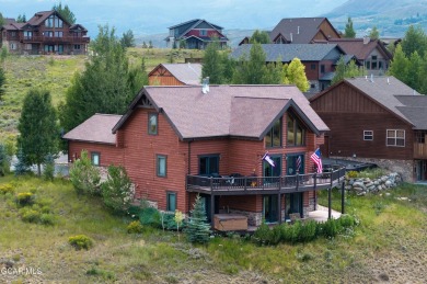 This custom home sits off the 10th green with views of the back on Grand Elk Ranch and Club in Colorado - for sale on GolfHomes.com, golf home, golf lot