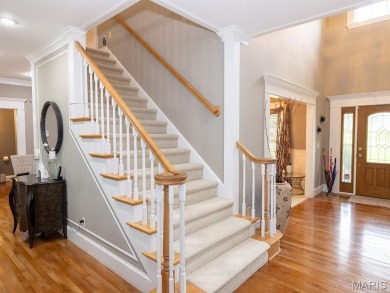 Stunning two-story brick home nestled on 6.3 acres in Hannibal on Hannibal Country Club in Missouri - for sale on GolfHomes.com, golf home, golf lot